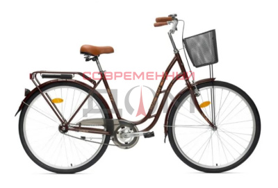 Велосипед дорожный Aist Tango 1.0, 28" коричневый 2020 + корзина